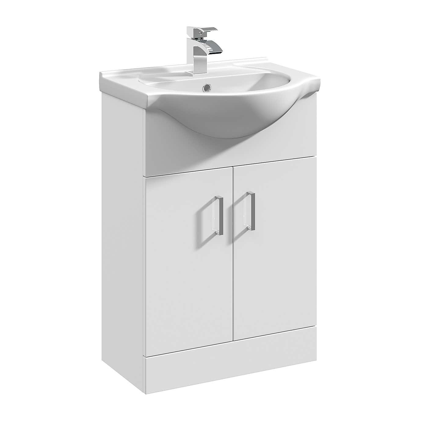 Mayford 2 Door Vanity Unit with Round Basin
