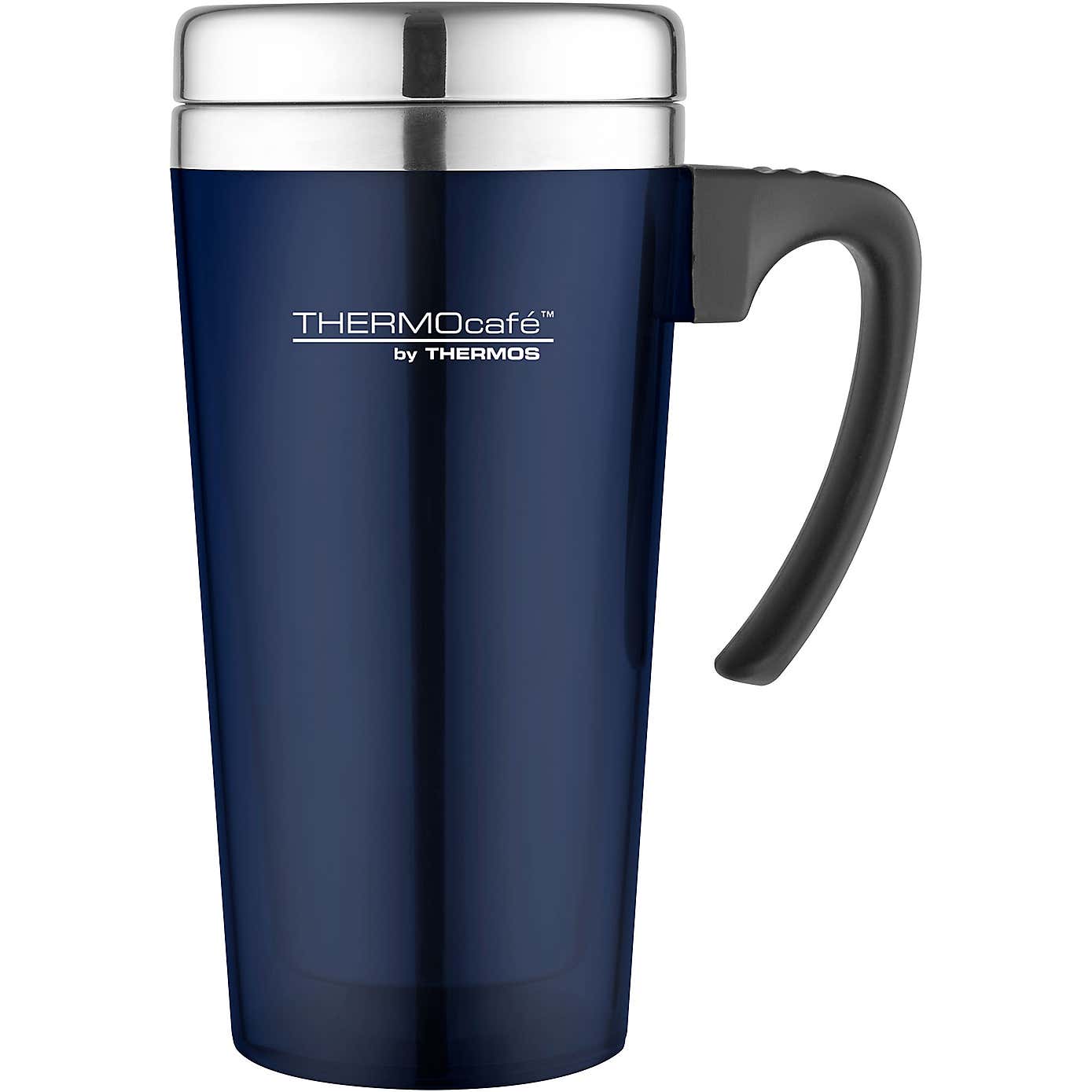ThermoCafe 420ml Blue Translucent Travel Mug