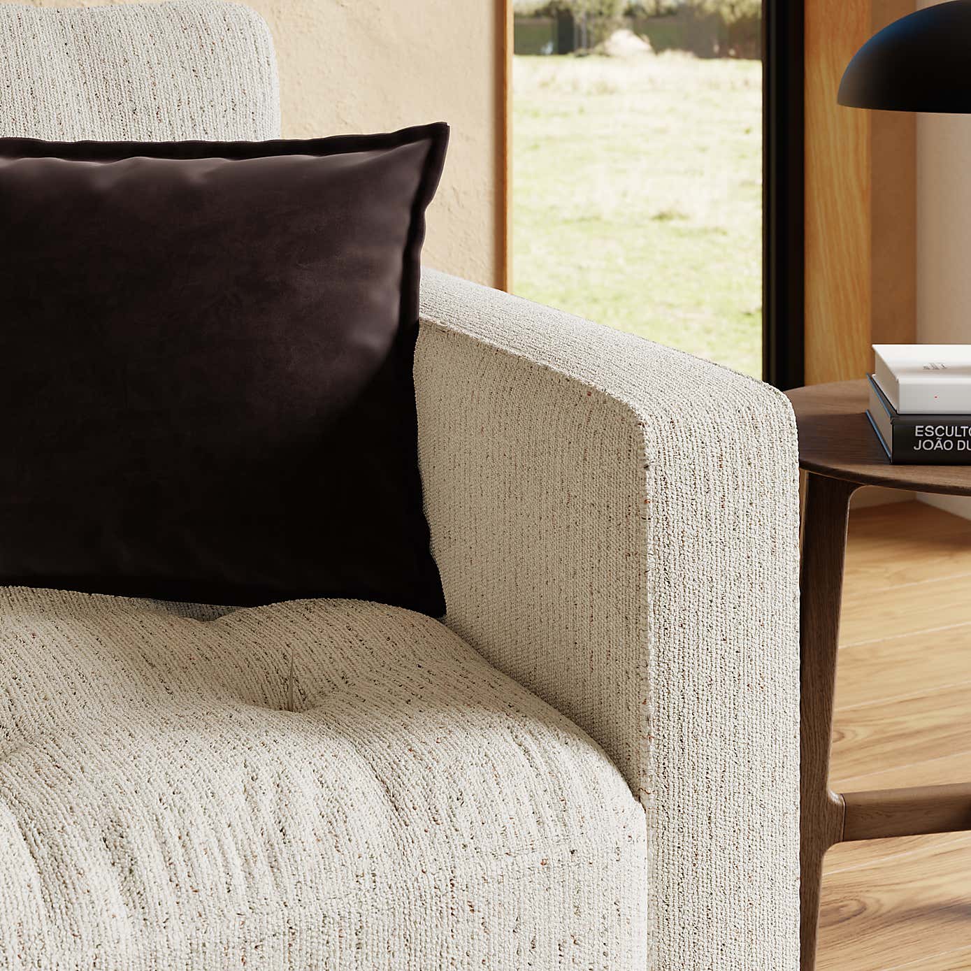 Zoe Boucle Fleck Armchair