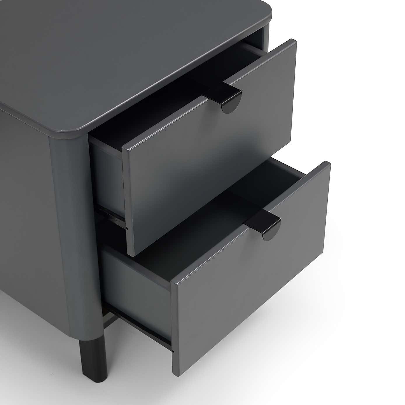 Chloe 2 Drawer Bedside