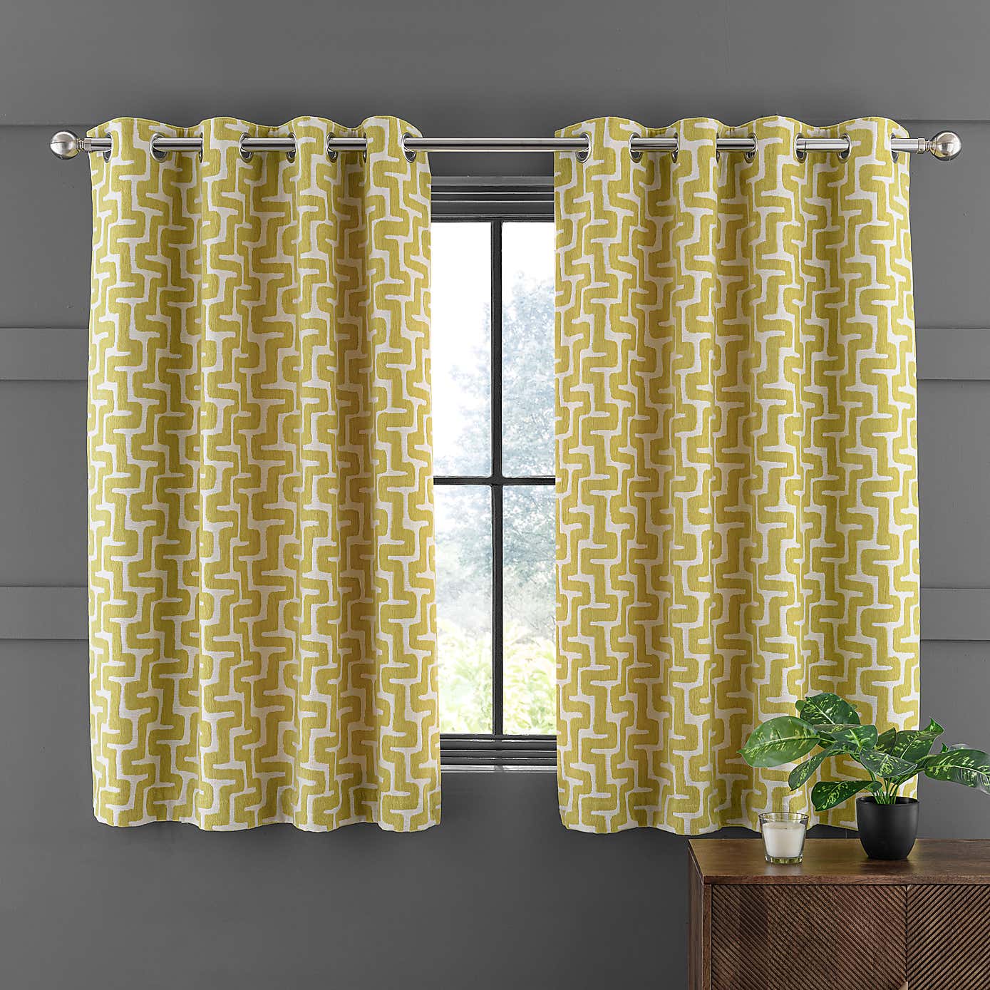 Sonora Chenille Eyelet Curtains