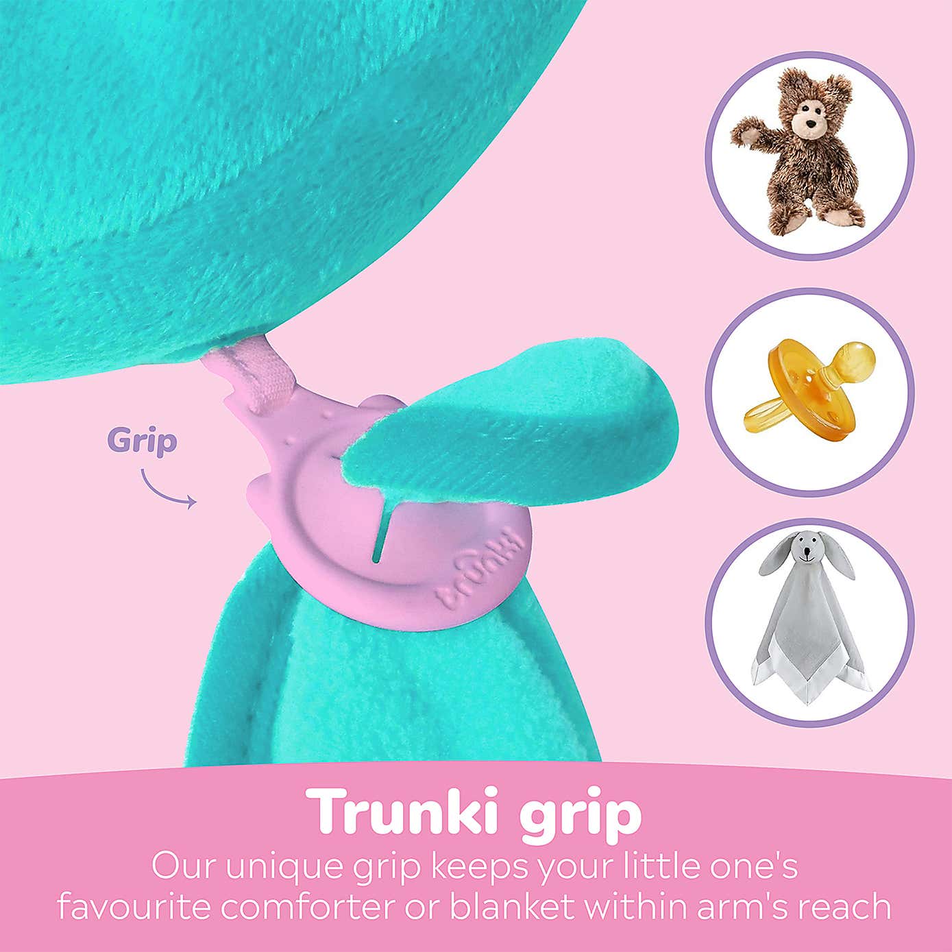 Trunki Yondi Una the Unicorn Travel Pillow