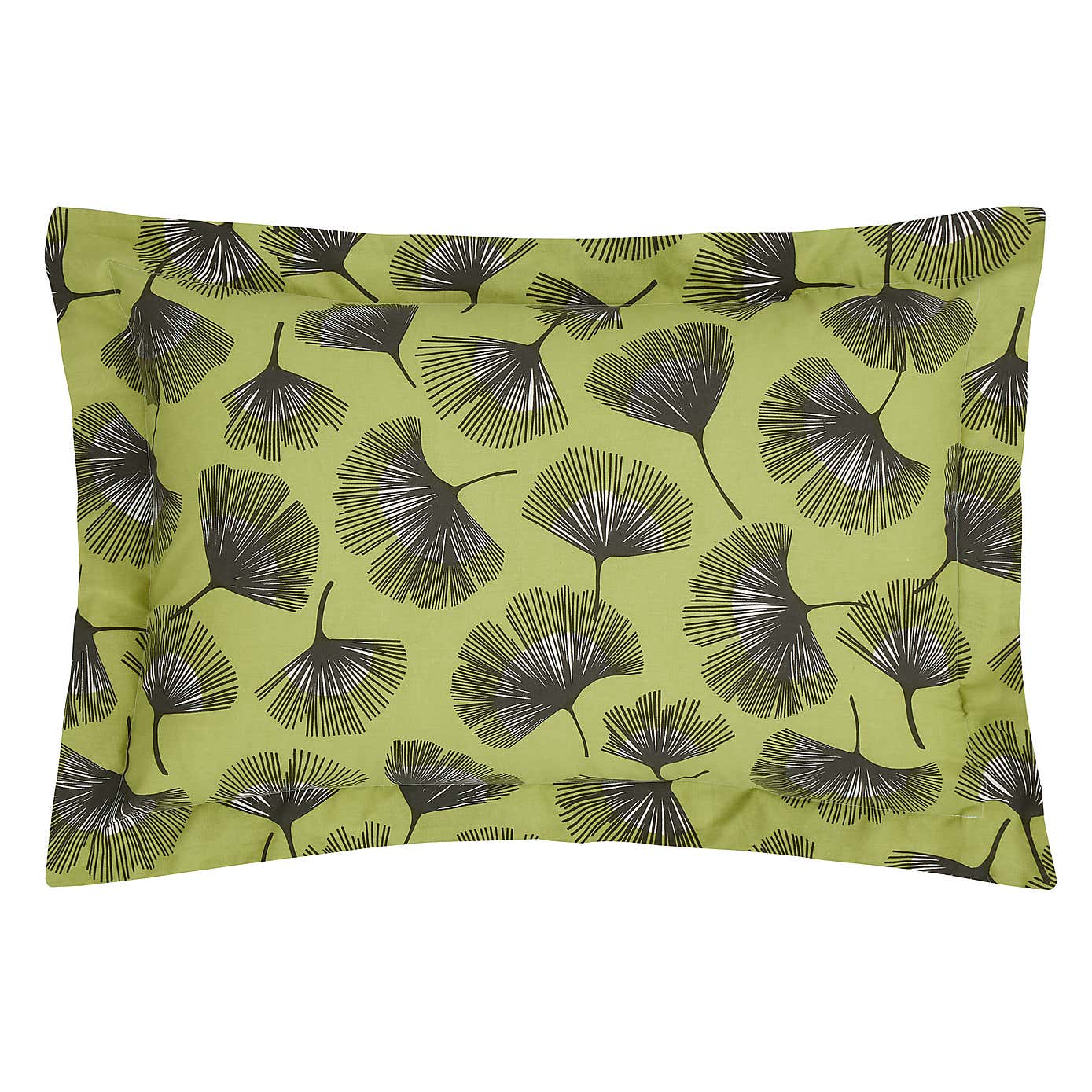 Modern Ginko Fern Oxford Pillowcase