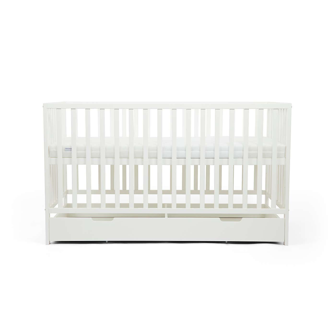 Ickle Bubba Hartley Classic 1 Drawer Cot & Changer Set