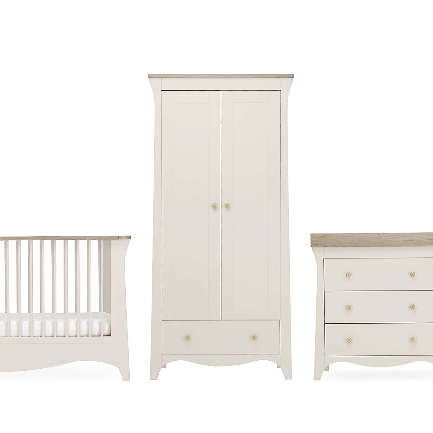 CuddleCo Clara 3 Piece Nursery Furniture Set