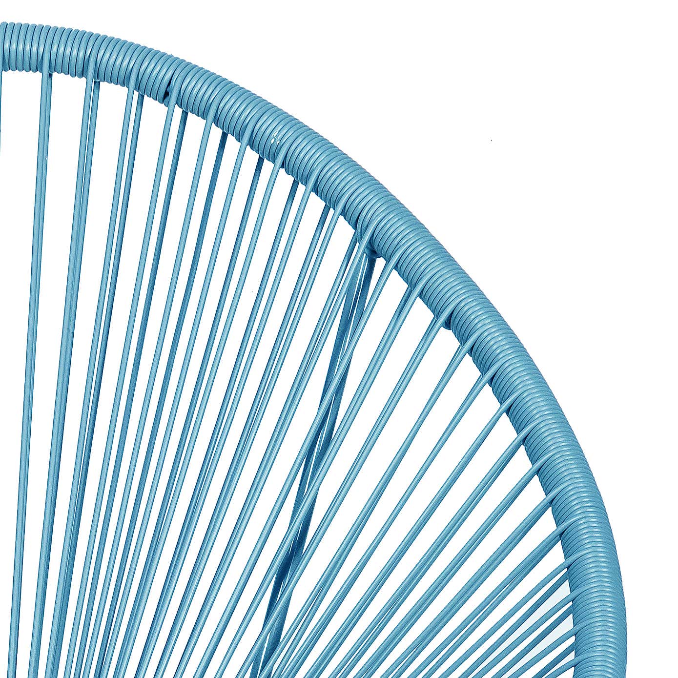 Monaco Blue Egg Chair Set