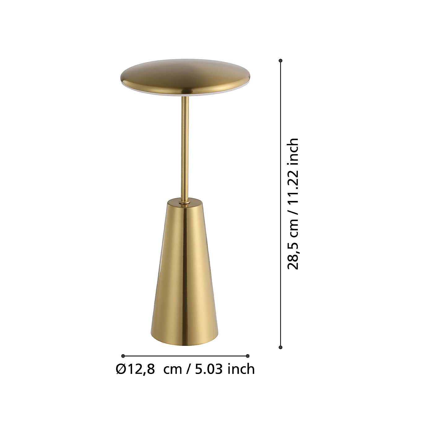 EGLO Piccola Touch Dimmable Outdoor Table Lamp