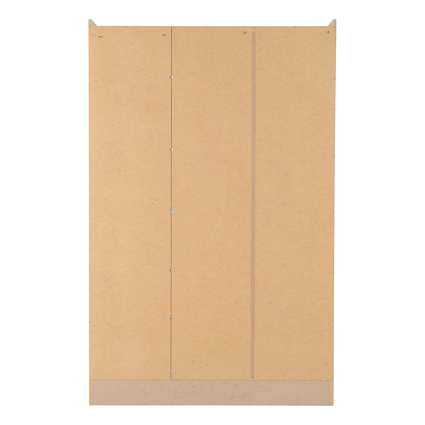 Nevada White Triple Drawer Wardrobe