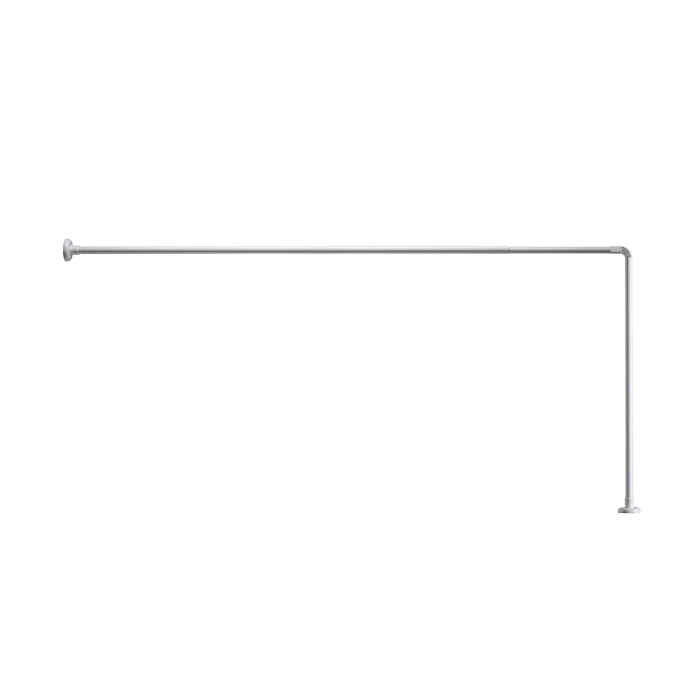 L-Shaped Extendable Shower Rail