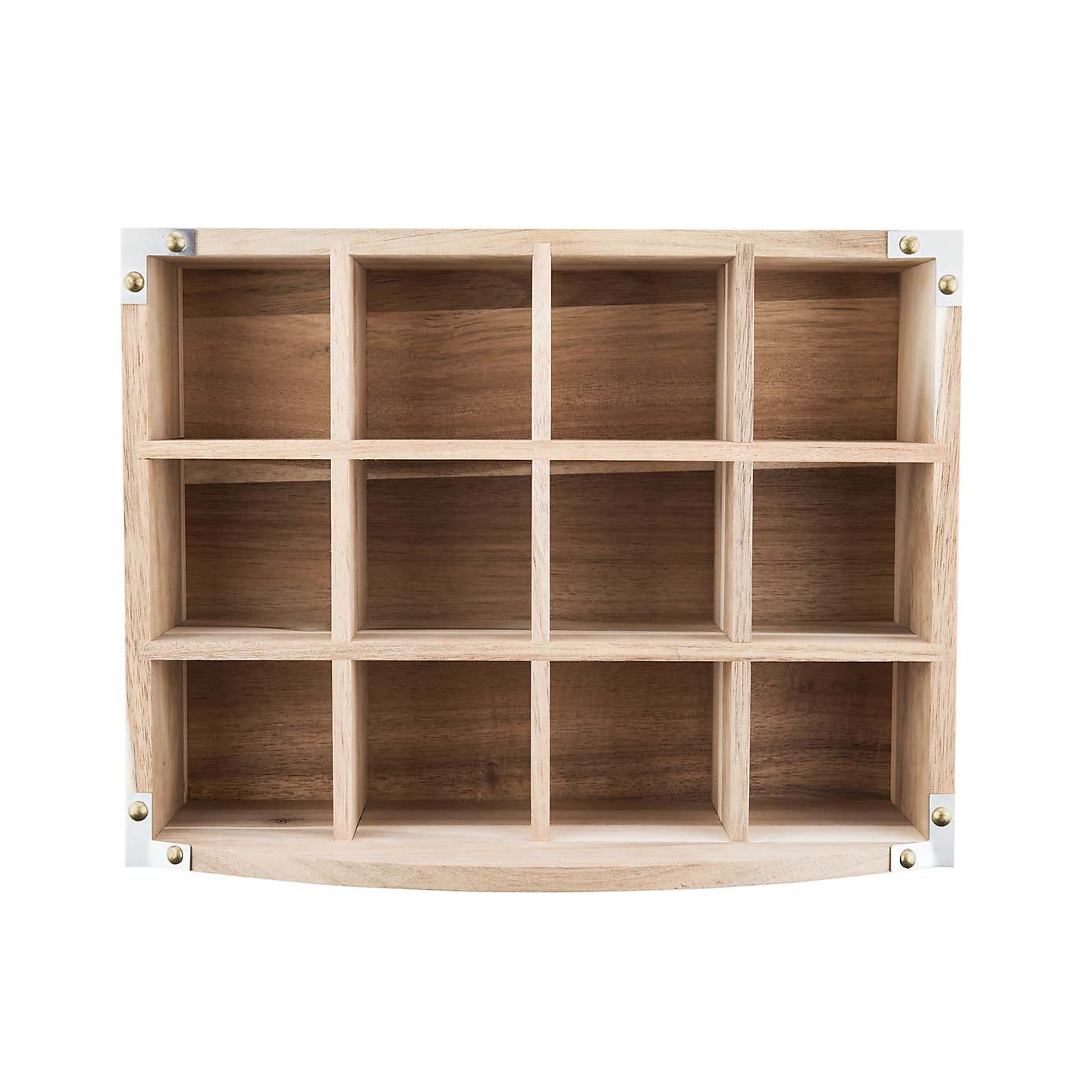 Kitchen Pantry Acacia 12 Jar Spice Rack