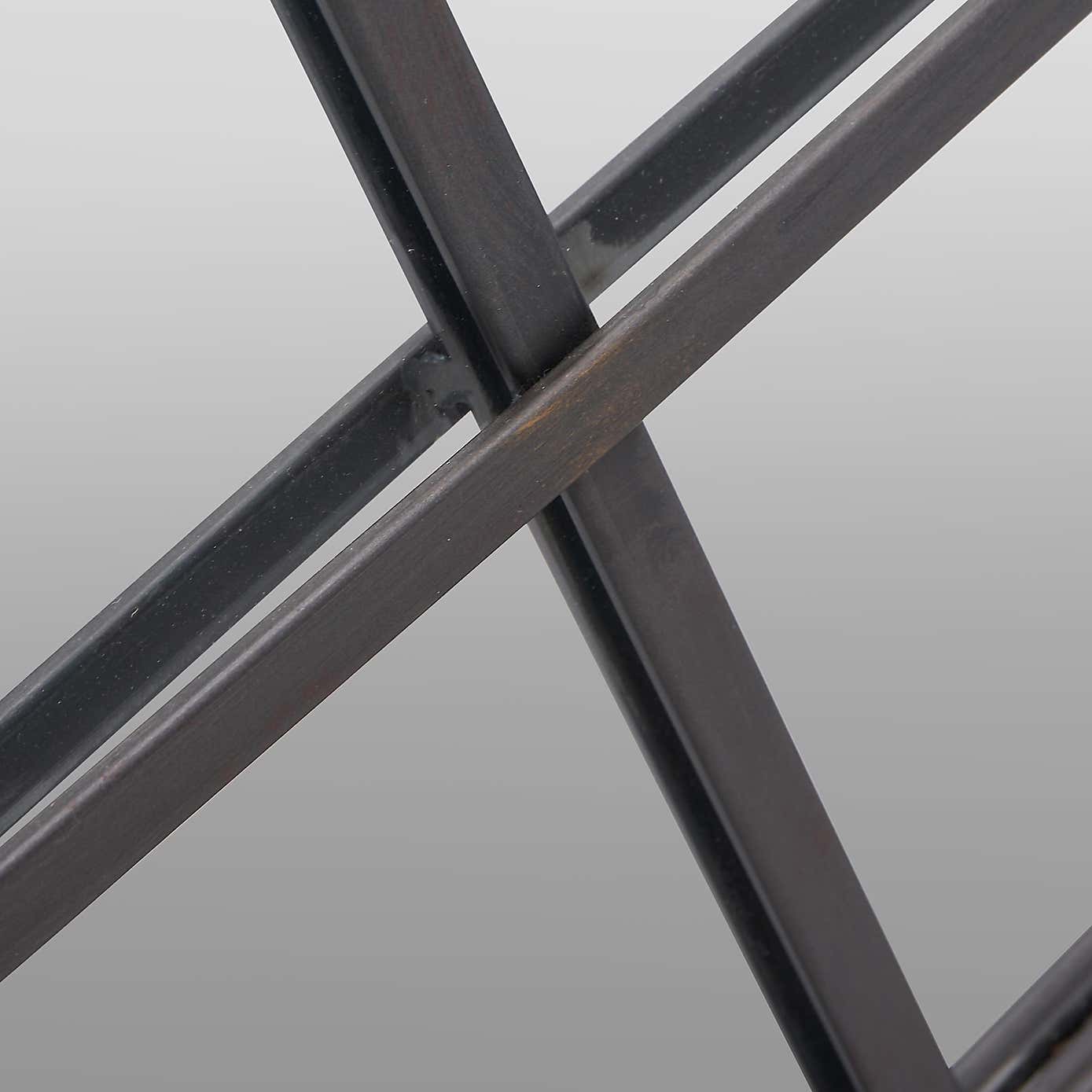 Antique Bronze Rectangular Full Length Leaner Mirror