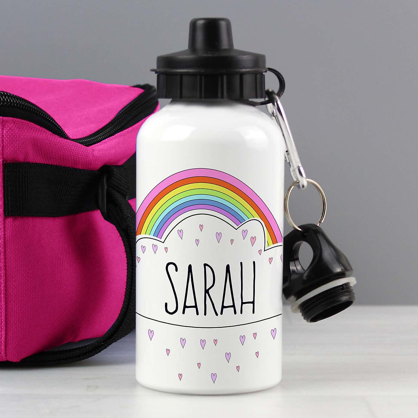 Personalised Rainbow Metal Drinks Bottle