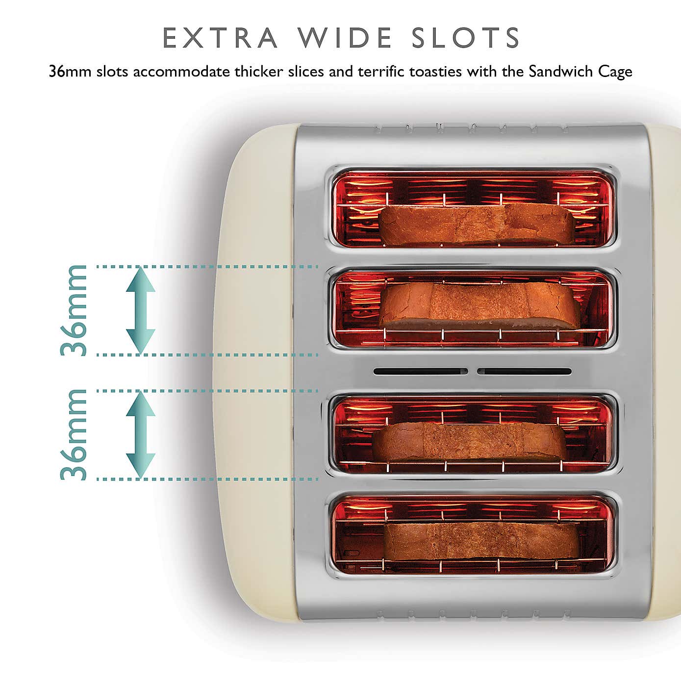Dualit Lite 4 Long Slot Toaster