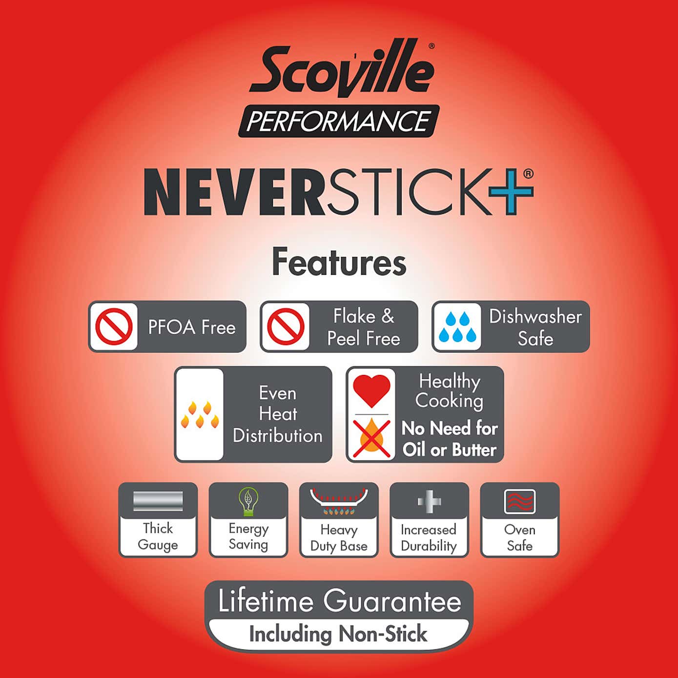 Scoville Neverstick Non-stick Aluminium 6 Roasting Tin