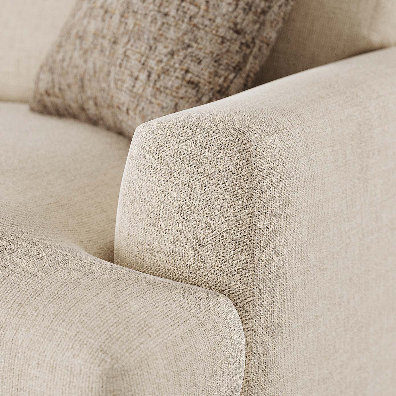 Lawson Chunky Tonal Weave 3 Seater Sofa