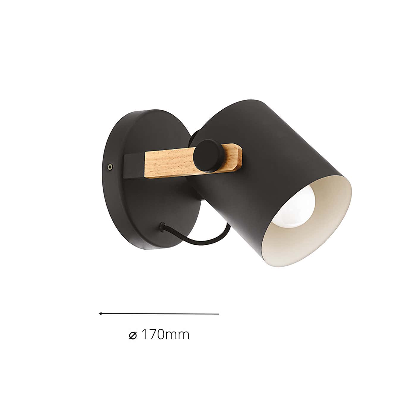 EGLO Hornwood Retro Adjustable Wall Ceiling Light