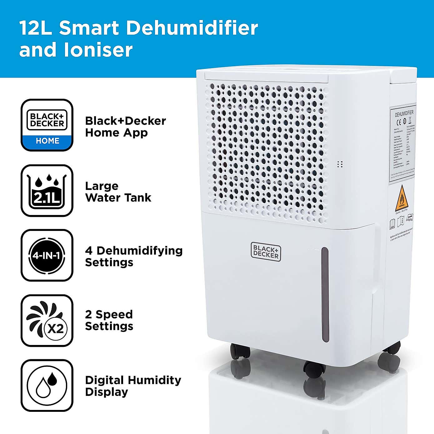 12 Litre Dehumidifier