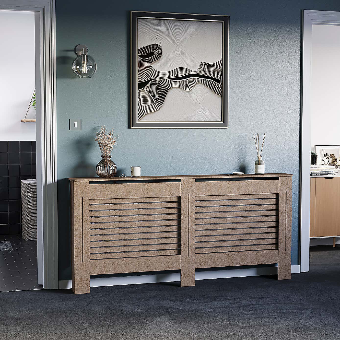 Vida Designs Paint your Own Milton Extra Large Radiator Cover