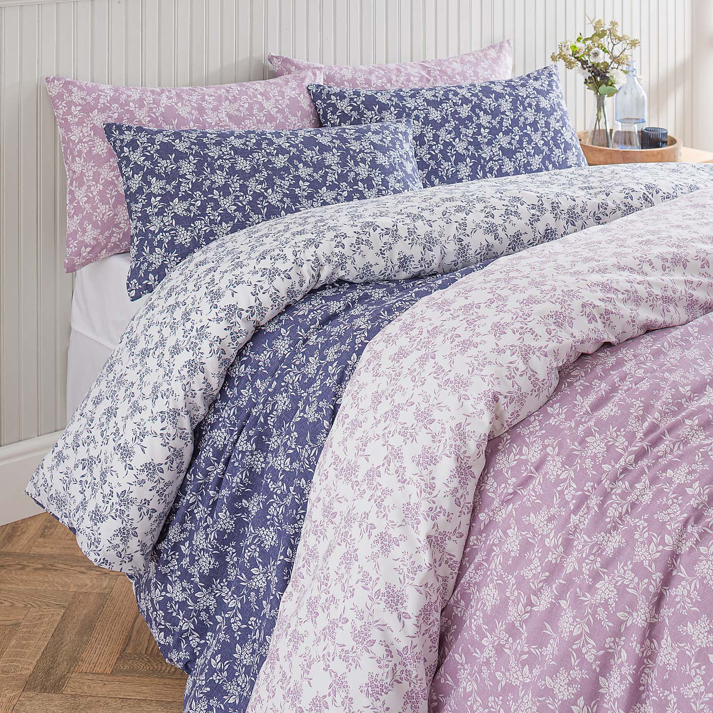 Bexley Floral Sage Duvet Cover and Pillowcase Set