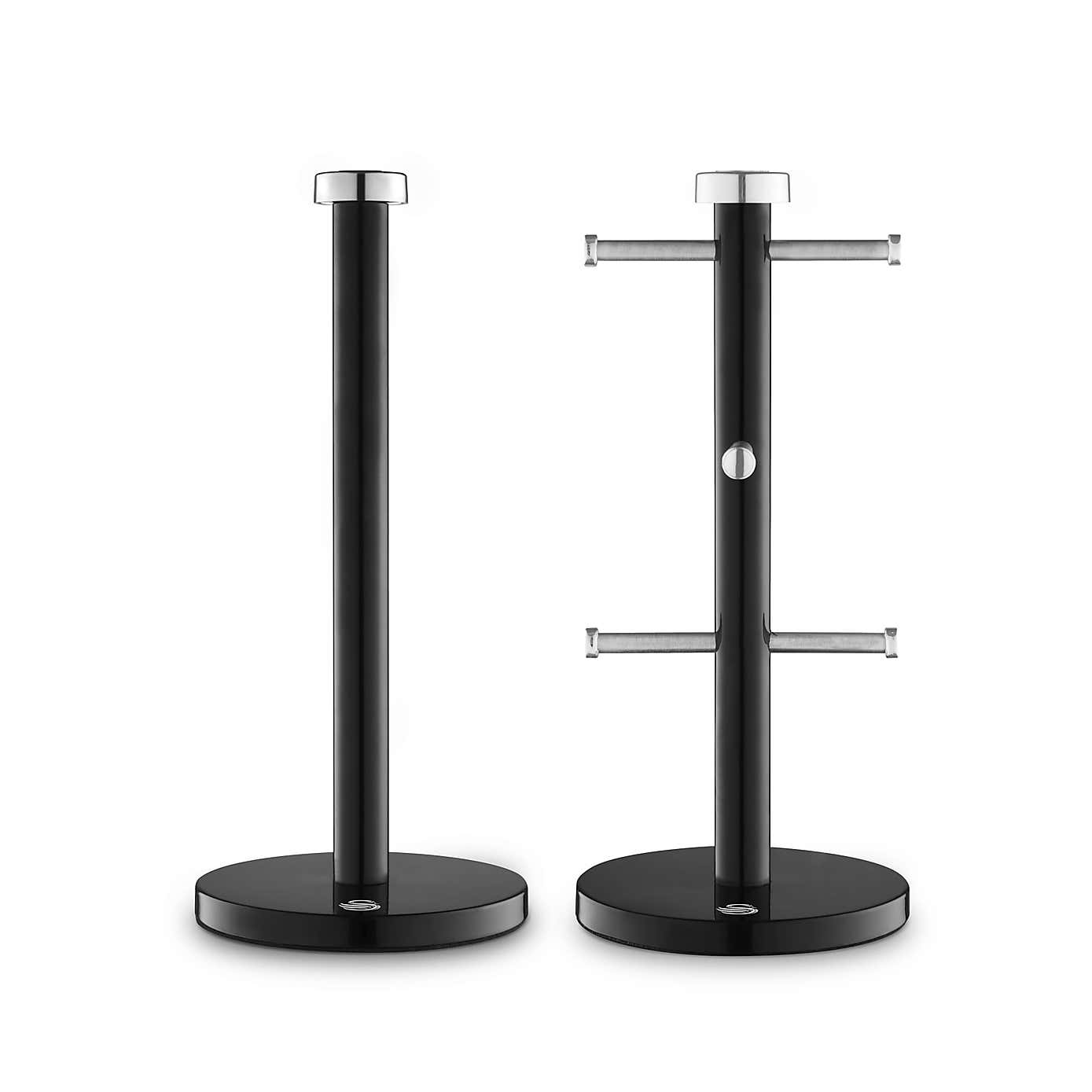 Swan Towel Pole and Mug Tree Set