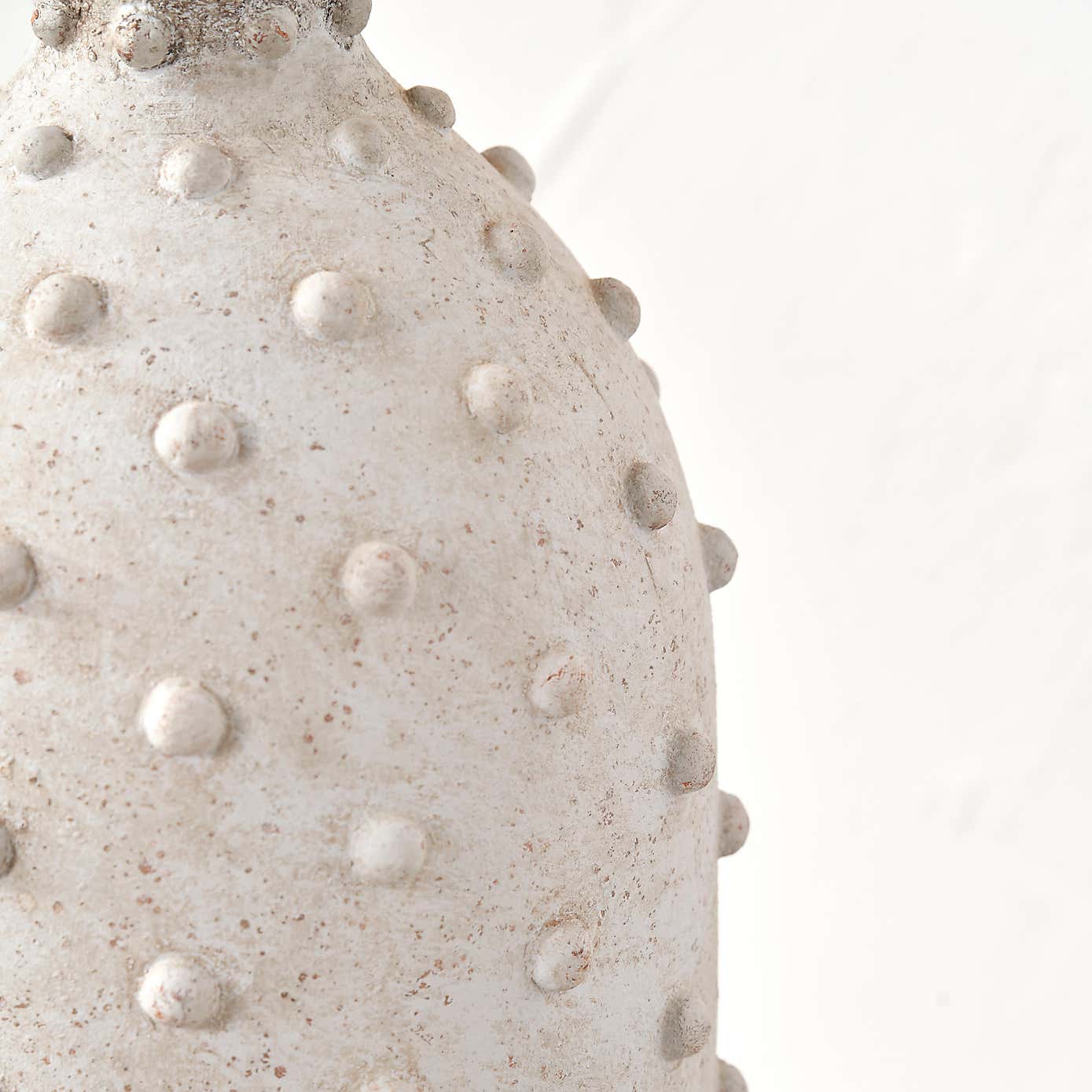 Kali Textured Dot Stoneware Vase