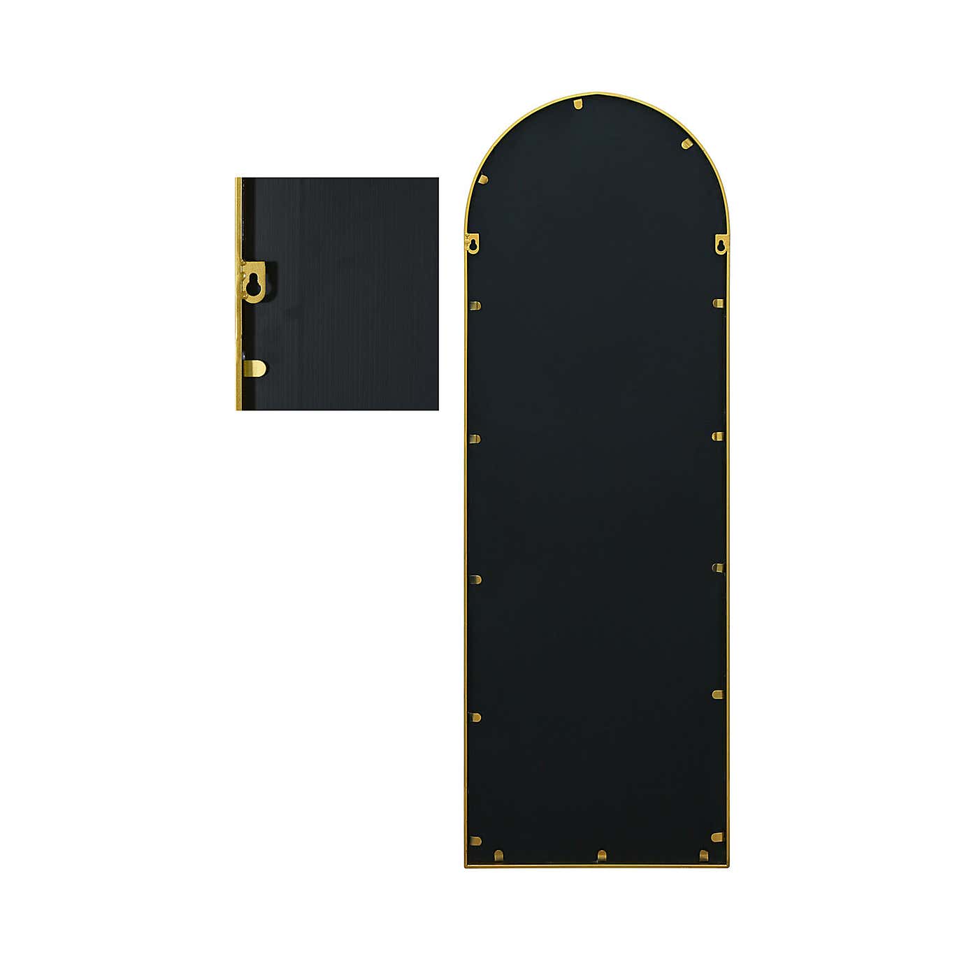 Arcus Arched Slim Indoor Outdoor Full Length Wall Mirror