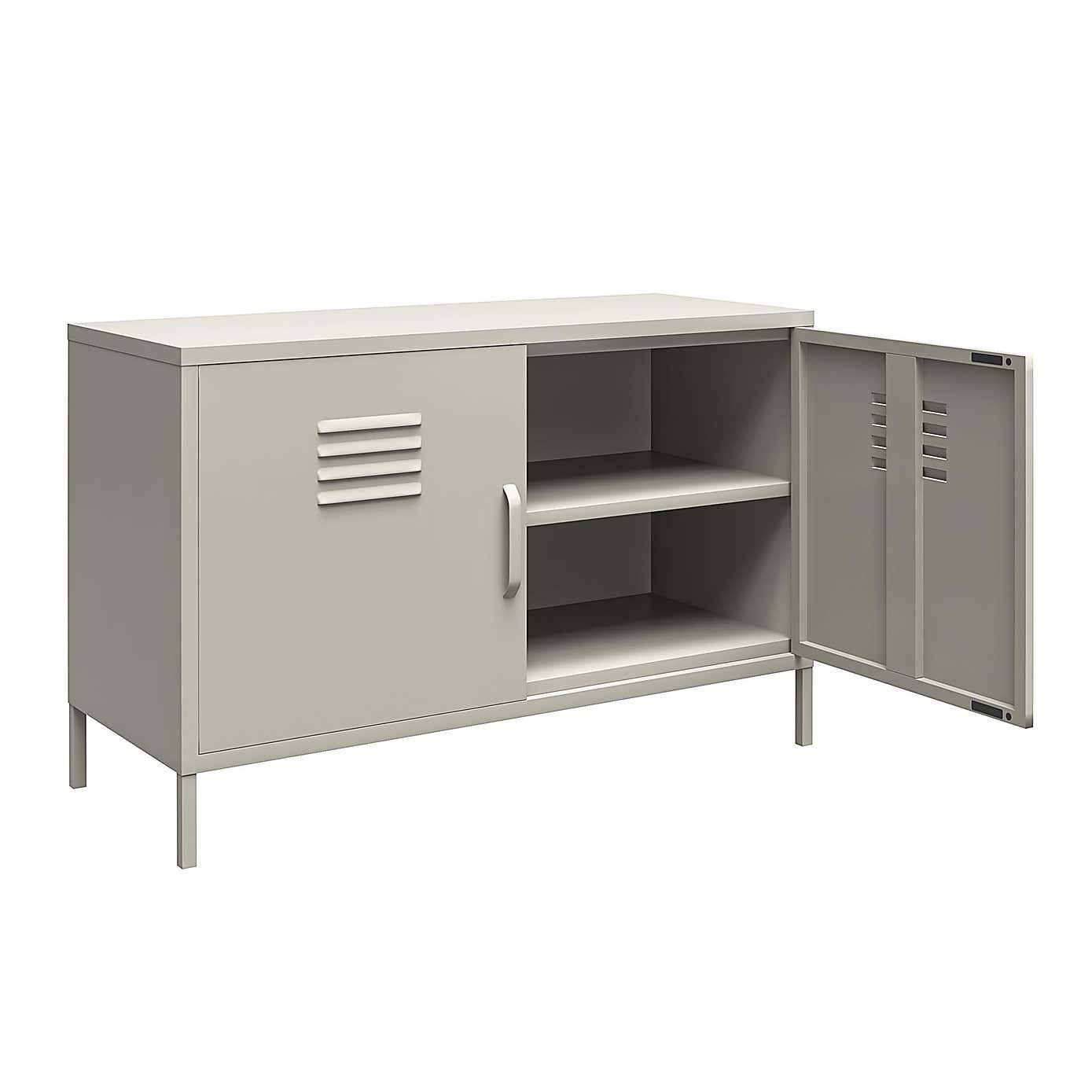 Bradford 2 Door Metal Accent Cabinet