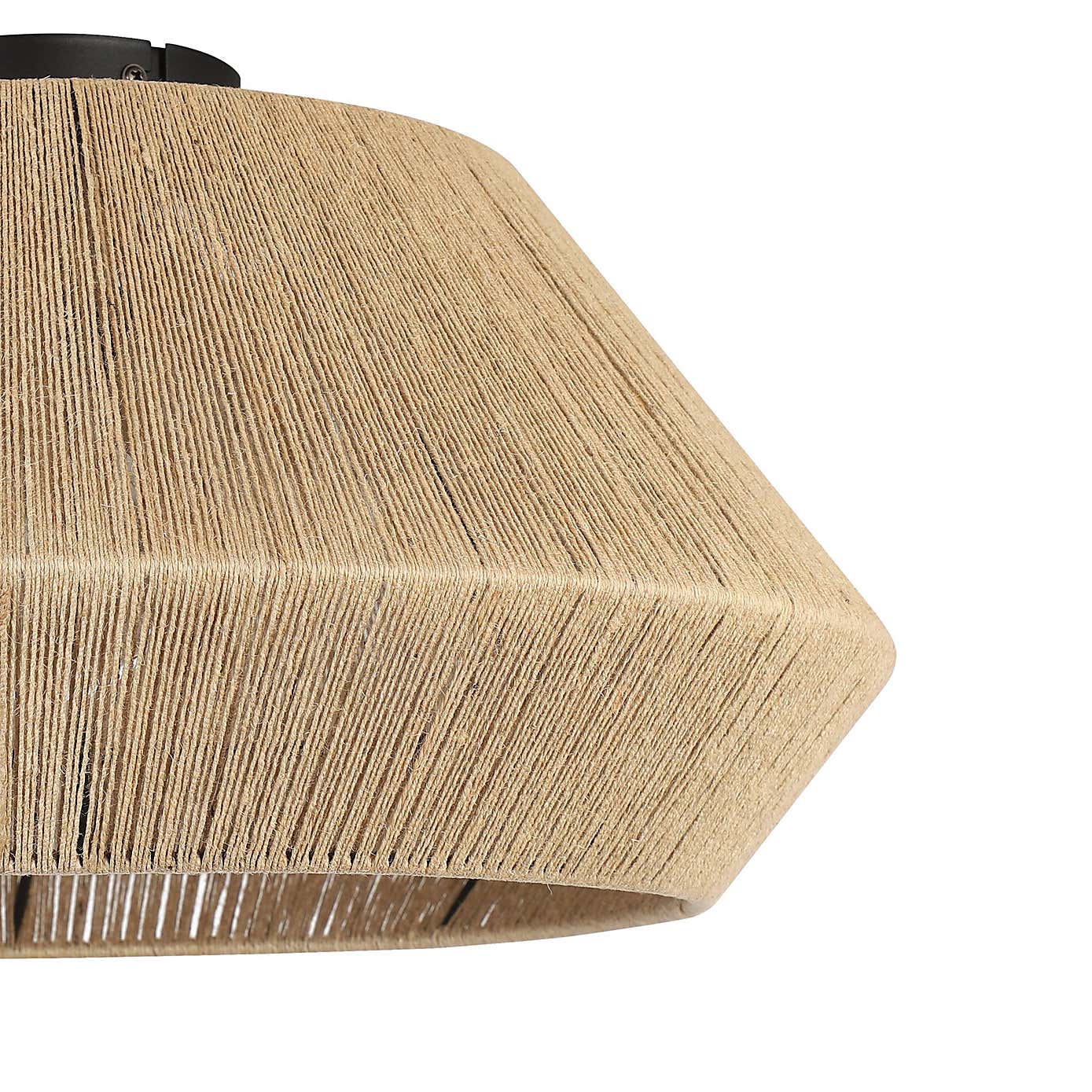 EGLO Alderney Hemp Yarn Ceiling Light