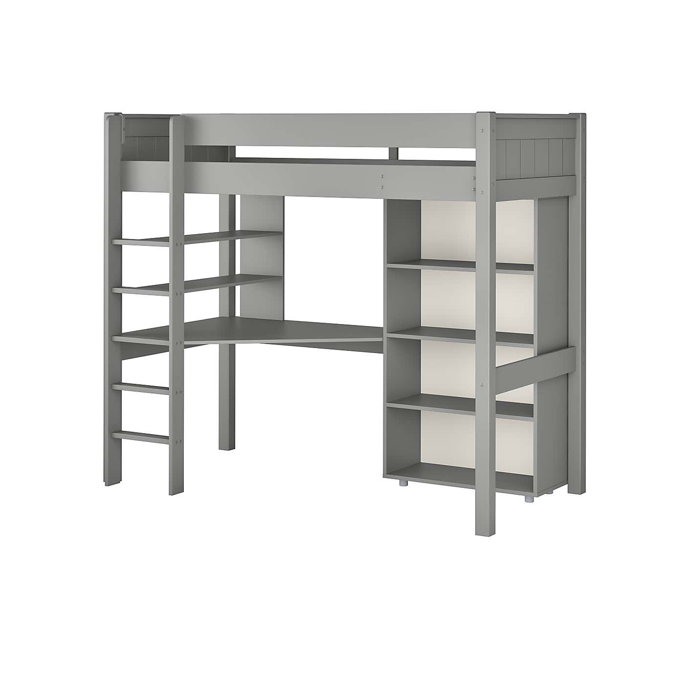 Stompa Classic Highsleeper with Desk and Bookcase