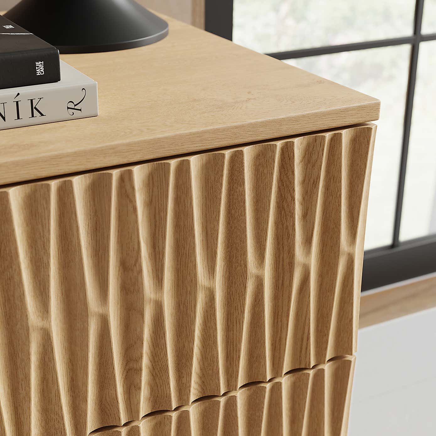 Inga 2 Drawer Bedside Table