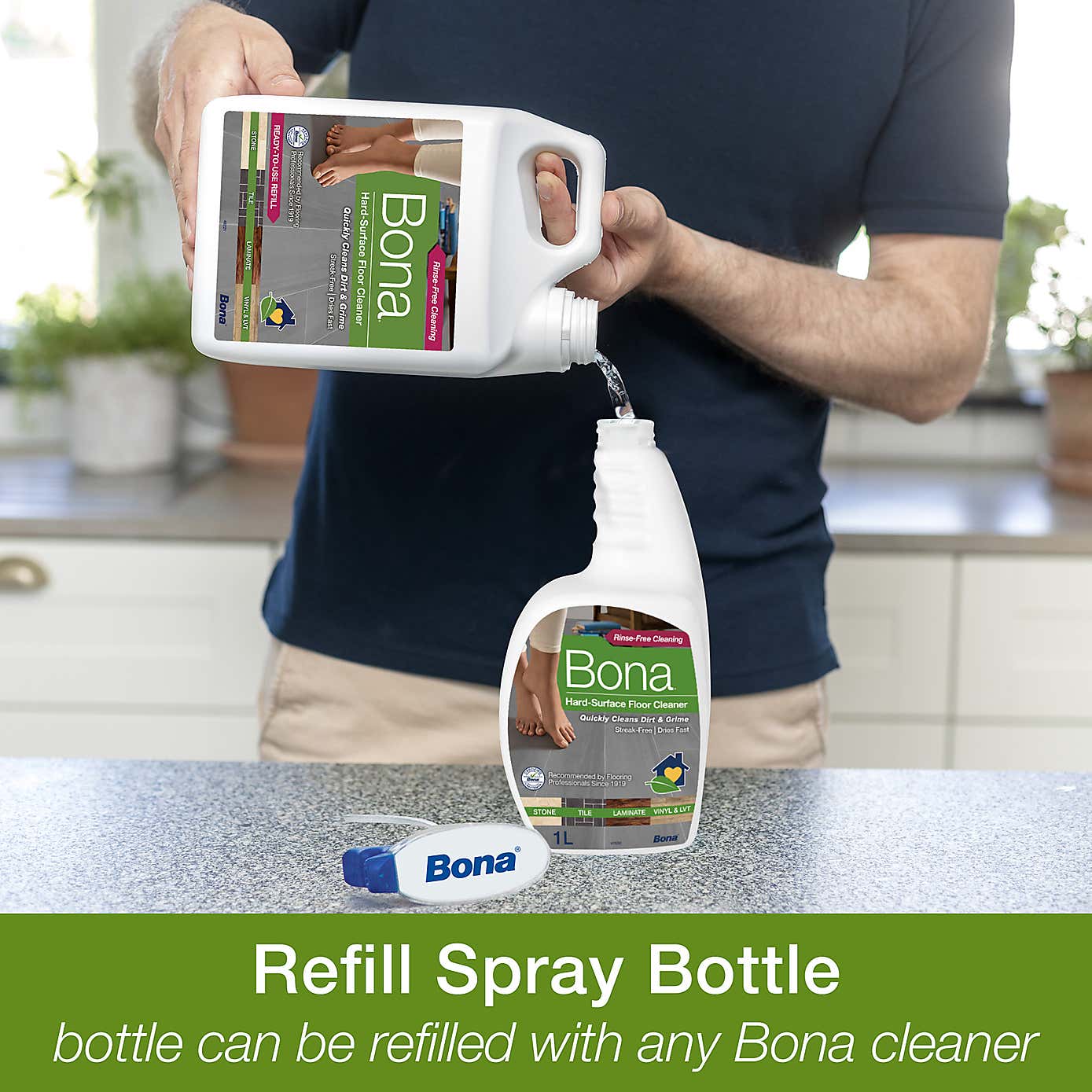 Bona Hard Surface Floor Cleaner 4L Refill