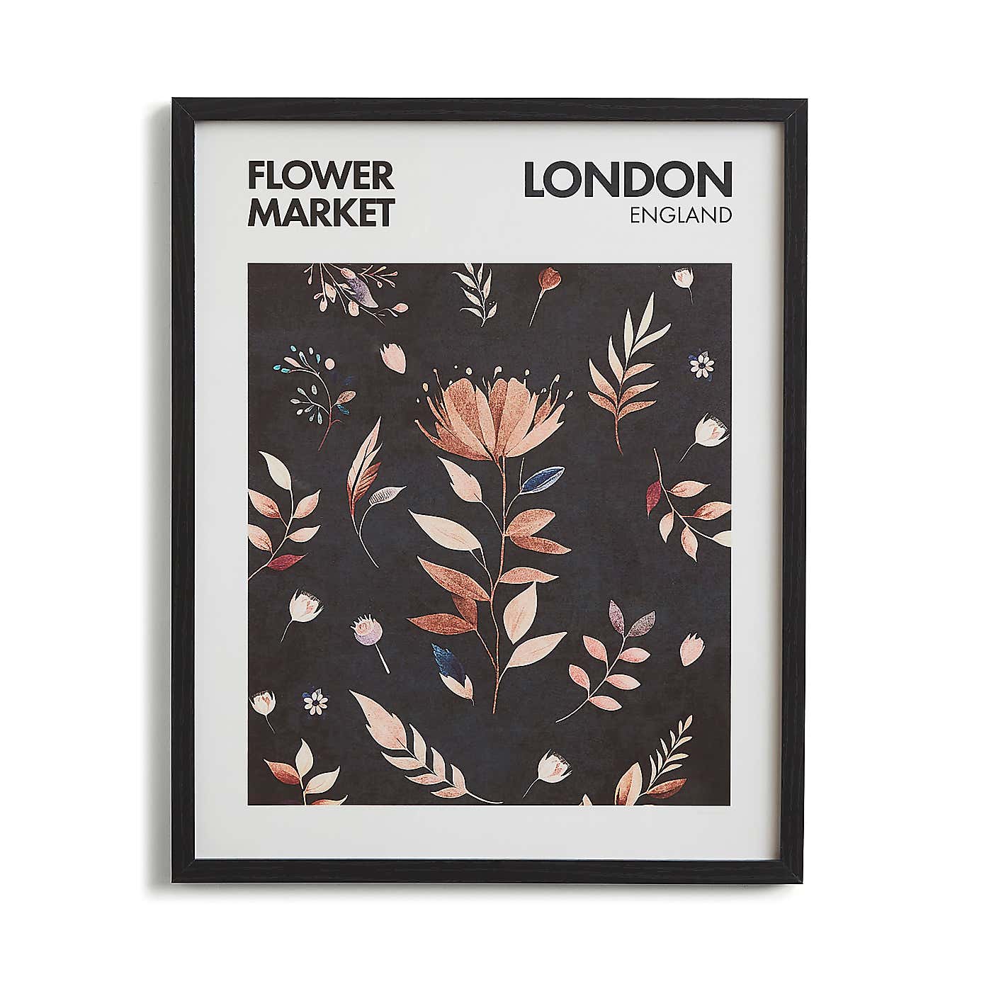 Flower Market London Framed Print