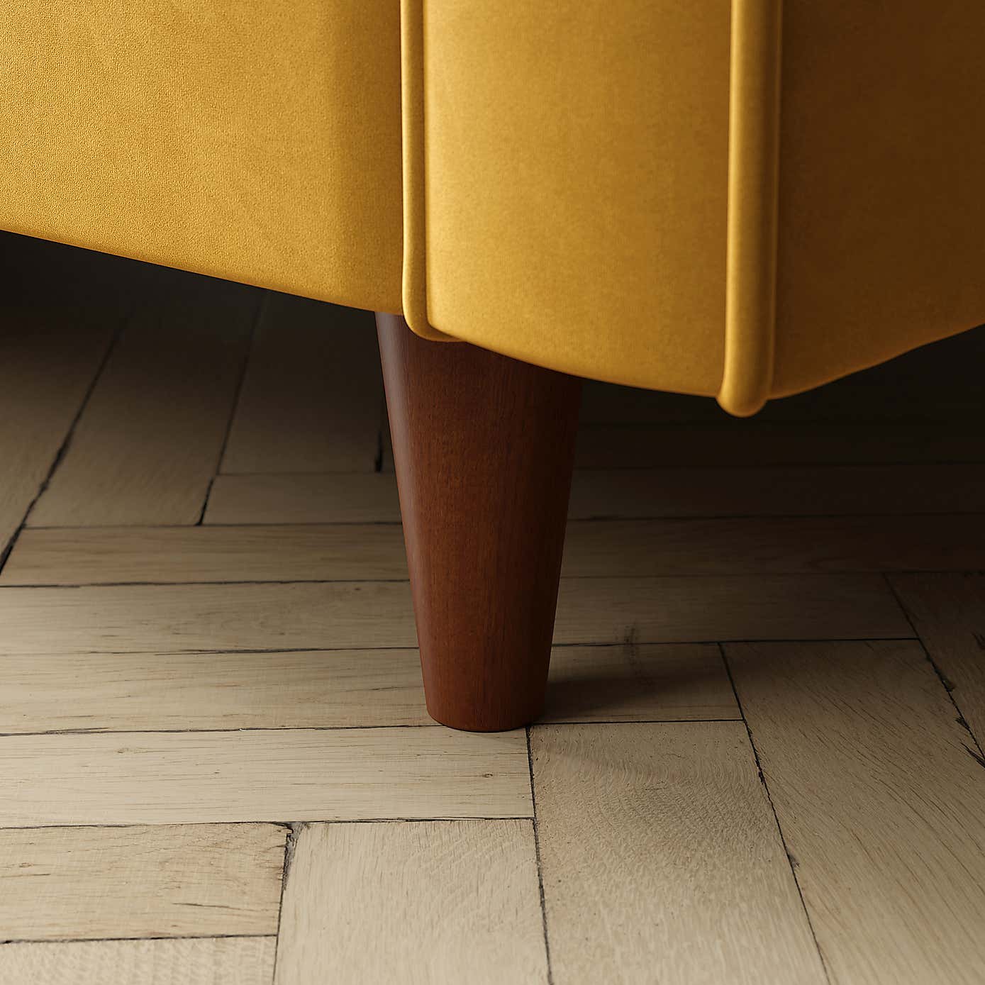 Zoe Plain Velvet 2 Seater Sofa