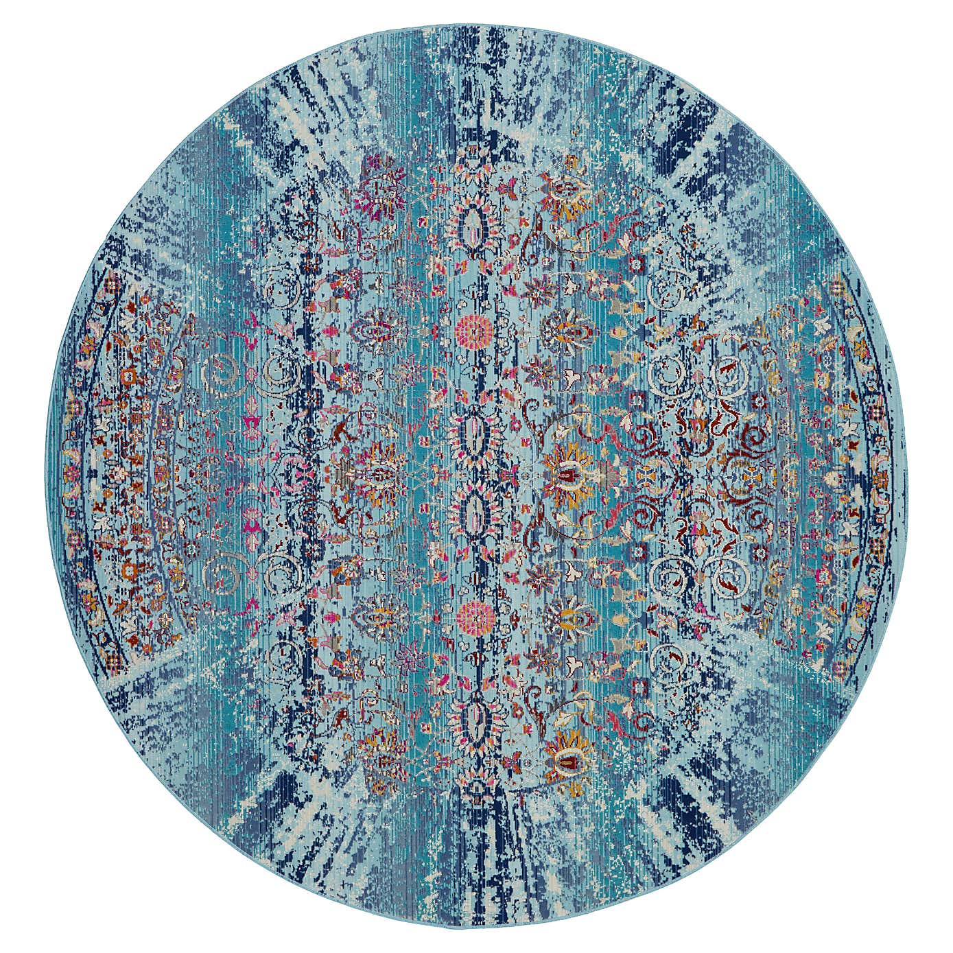 Vintage Kashan 2 Round Rug