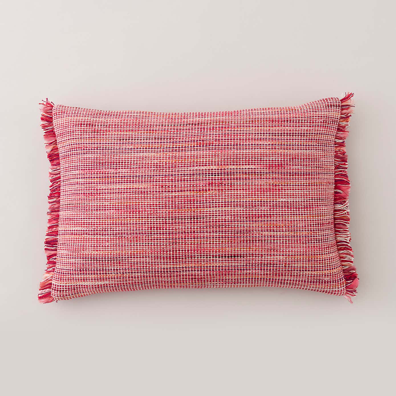 Ava Flat Weave Cotton Rectangle Cushion