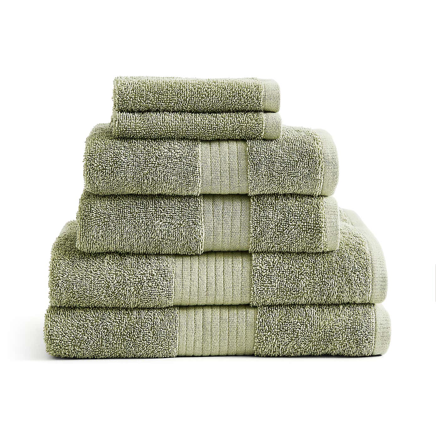 6 Piece Cotton Towel Bale