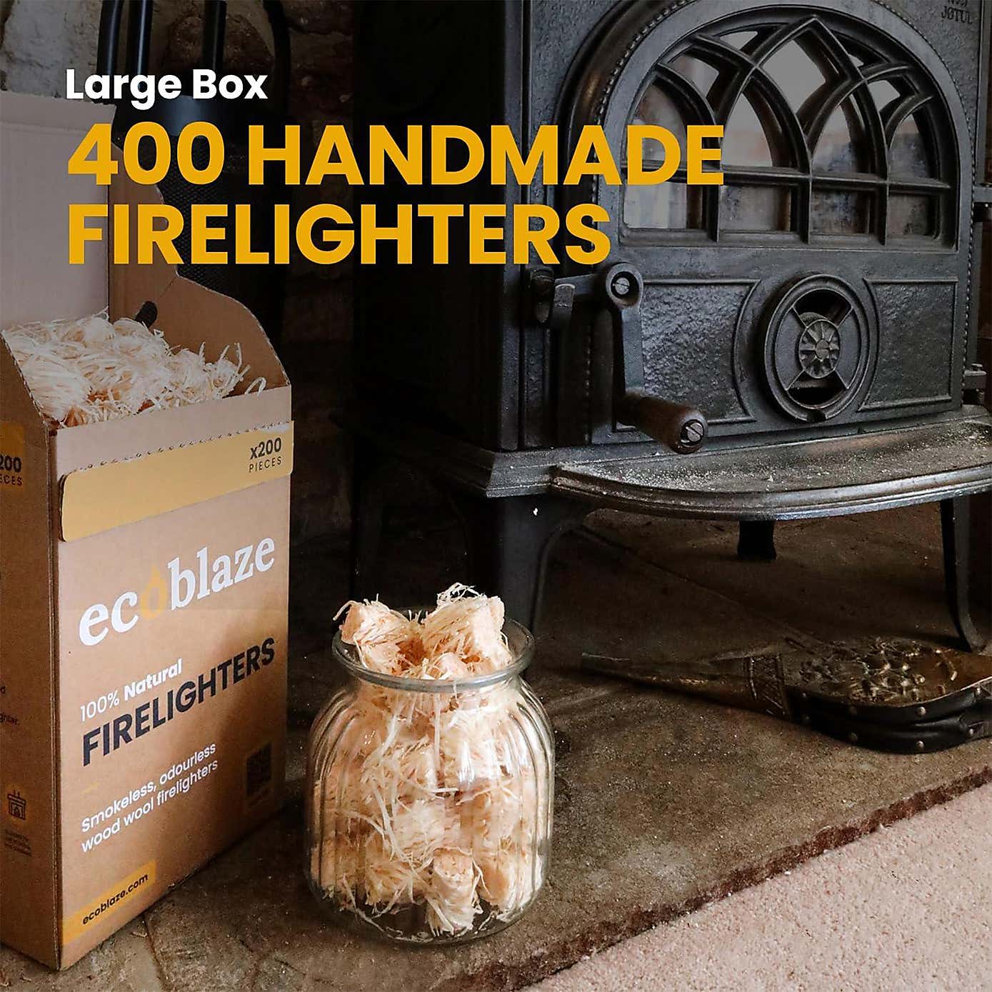 Ecoblaze Natural Firelighters Wood Wool