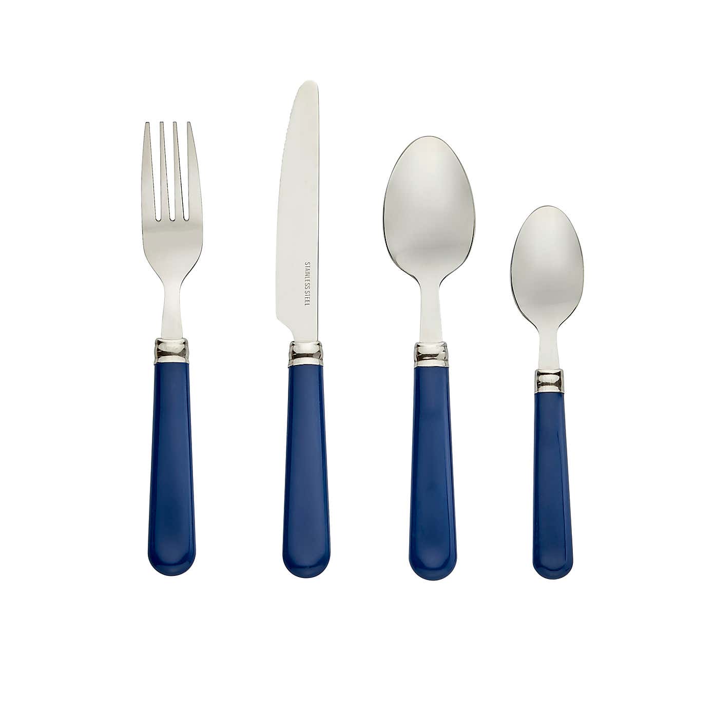Navy 16 Piece Cutlery Set
