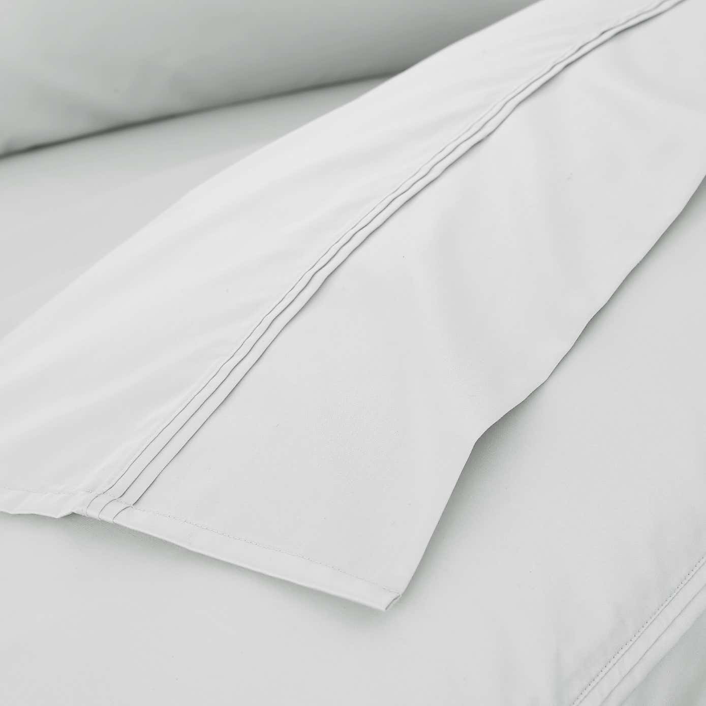 Dorma 500 Thread Count 100% Cotton Sateen Plain Flat Sheet