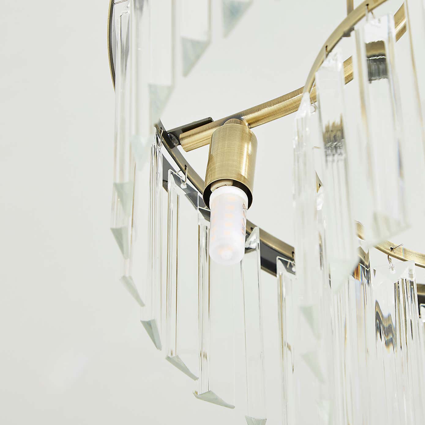 Audra 3 Light Semi Flush Ceiling Light