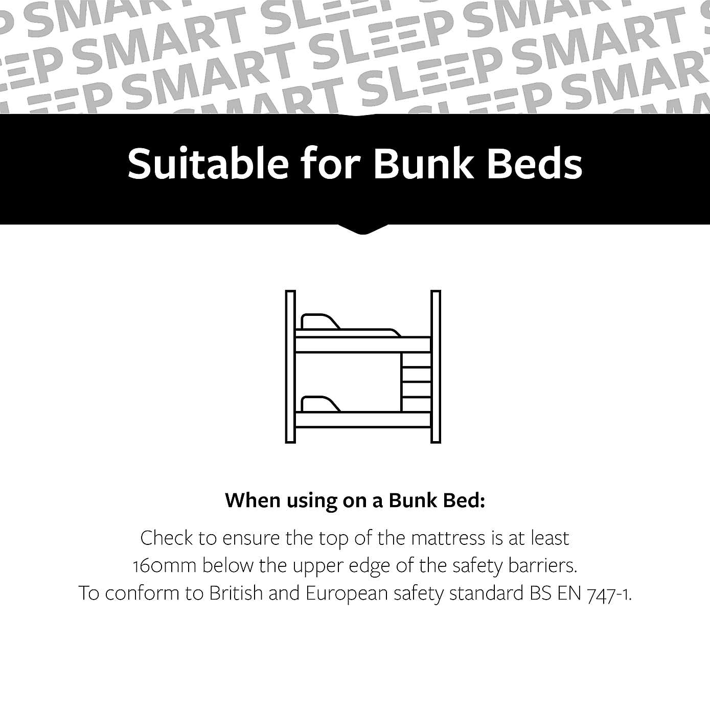 Jay-Be Bunk E-Sprung Eco Kids Mattress