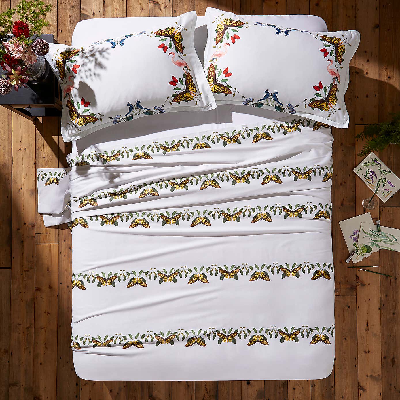 Tropical Kaleidoscope Oxford Pillowcase