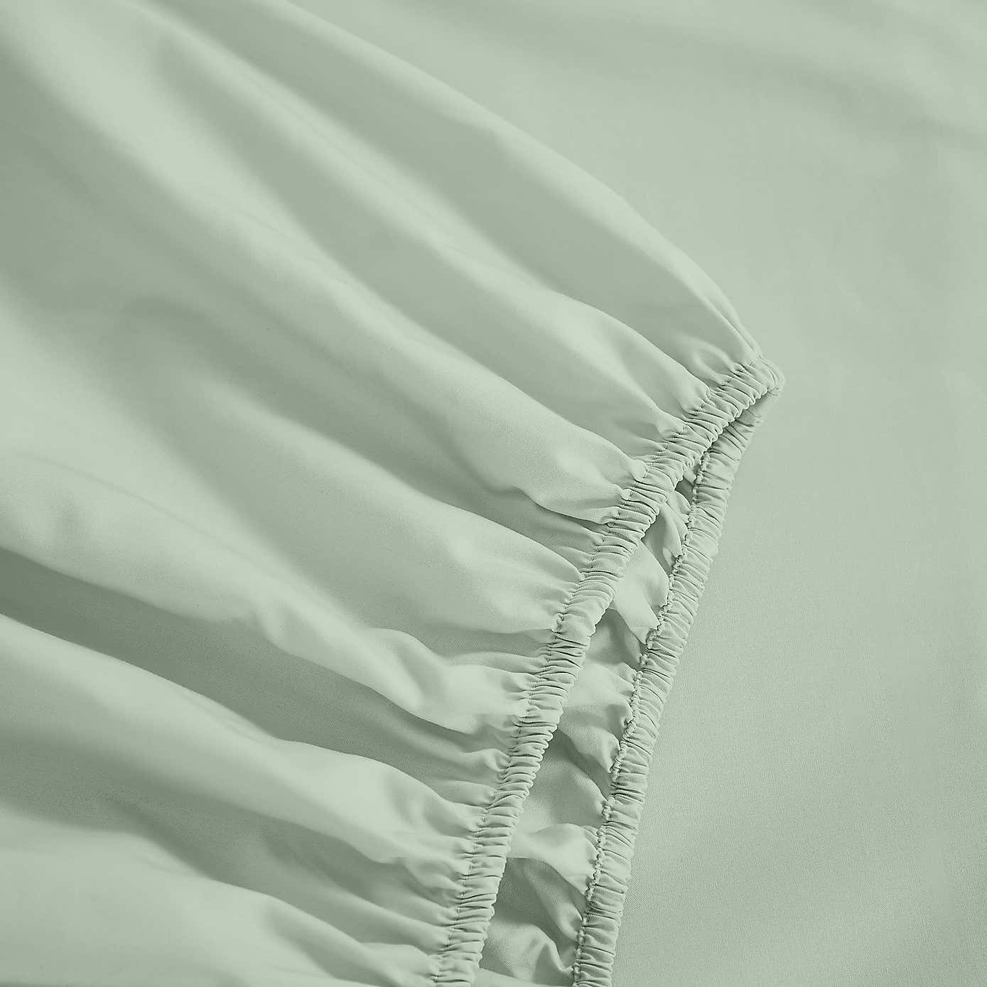 Dorma 400 Thread Count Cotton Percale Fitted Sheet
