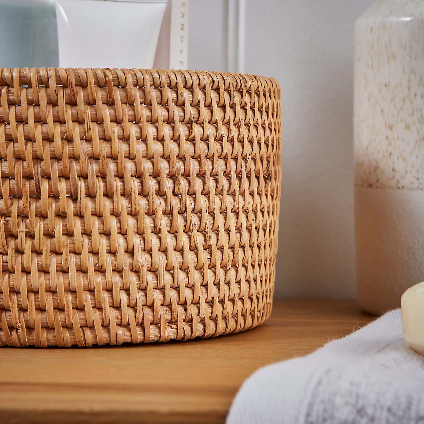 Rattan Round Basket