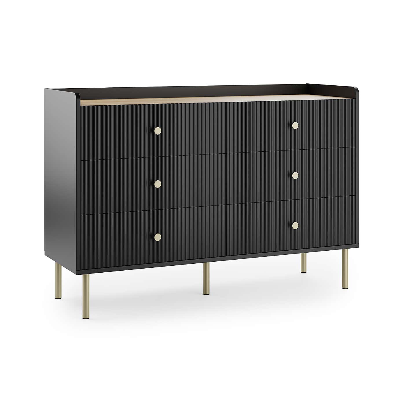 Georgi Wide 6 Drawer Chest