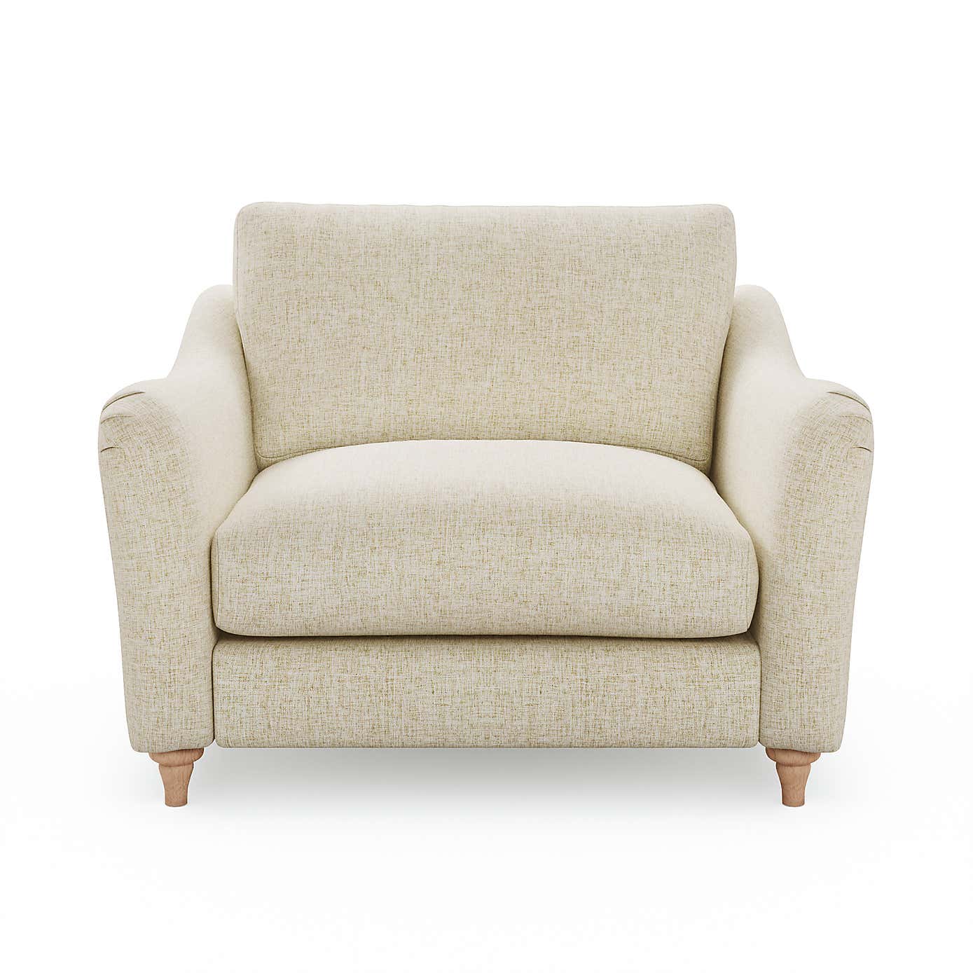 Hattie Slub Faux Linen Snuggle Sofa