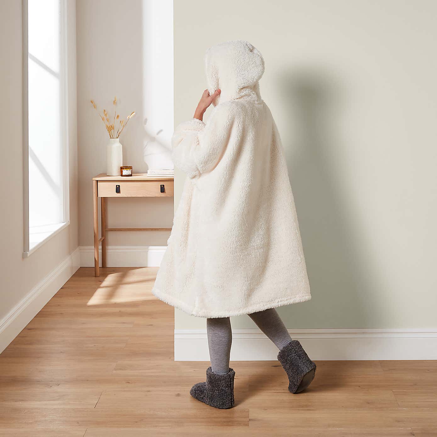 Teddy Oversized Blanket Hoodie