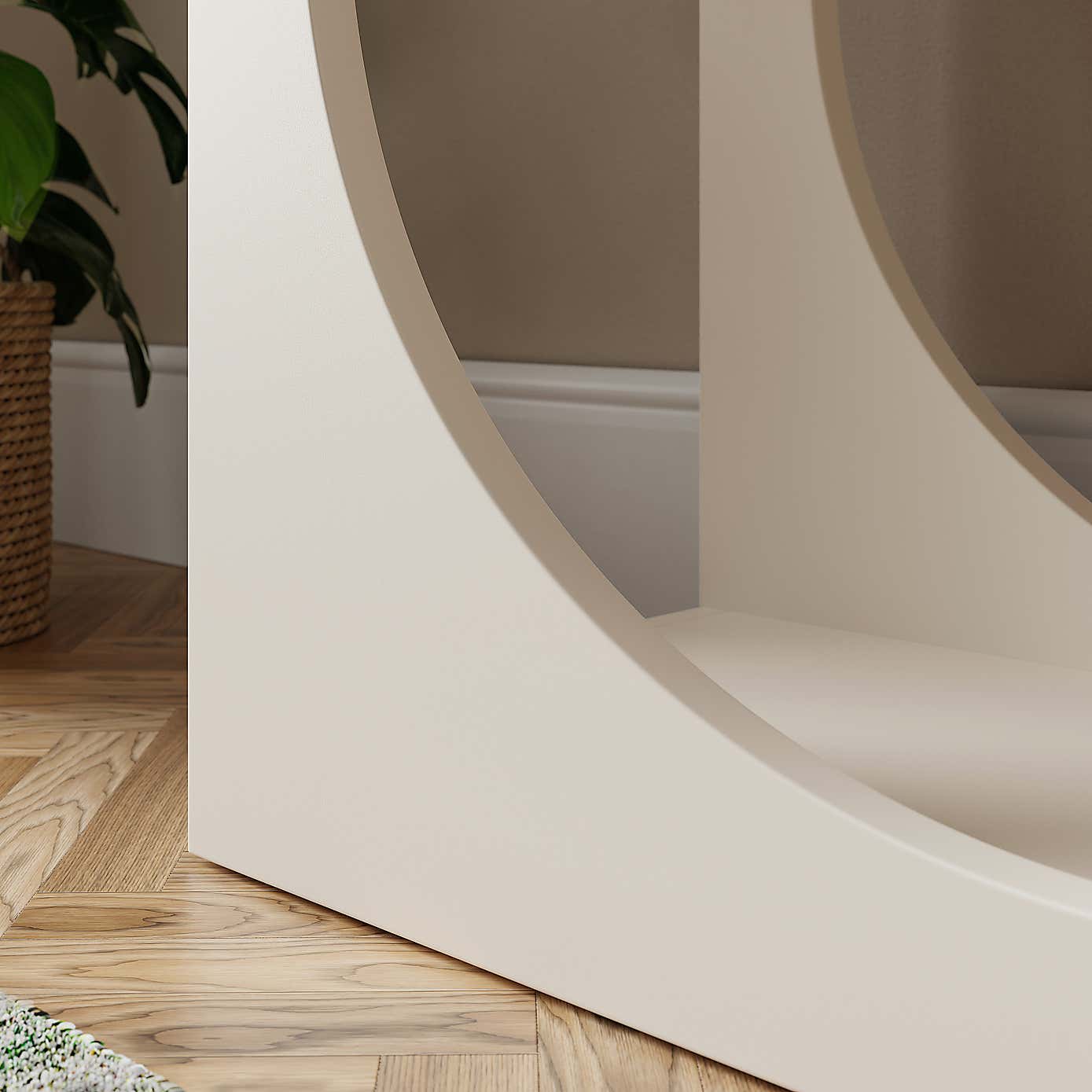 Albourne Tall Bookcase, Oak Effect