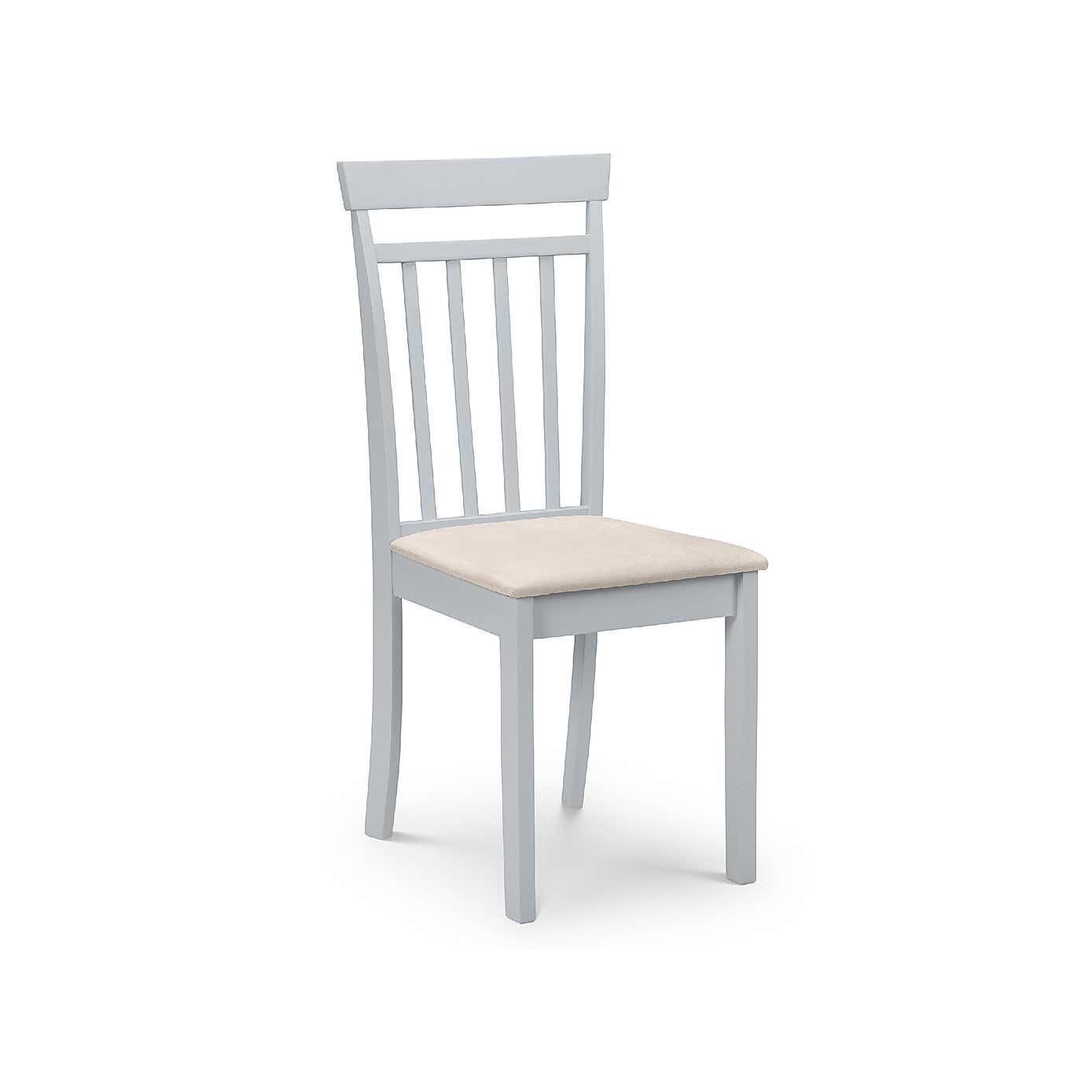 Taku Rectangular Grey Dining Table with 4 Coast Grey Chairs