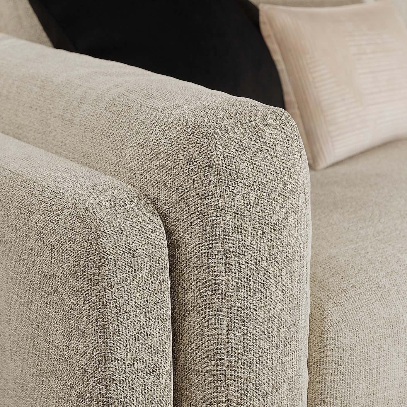 Newton Chunky Tonal Weave Corner Chaise